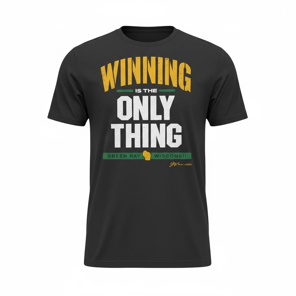 Green Bay Packers Graphic Tee - Black